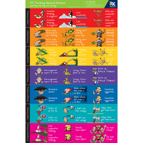 Thinking Reward Stickers